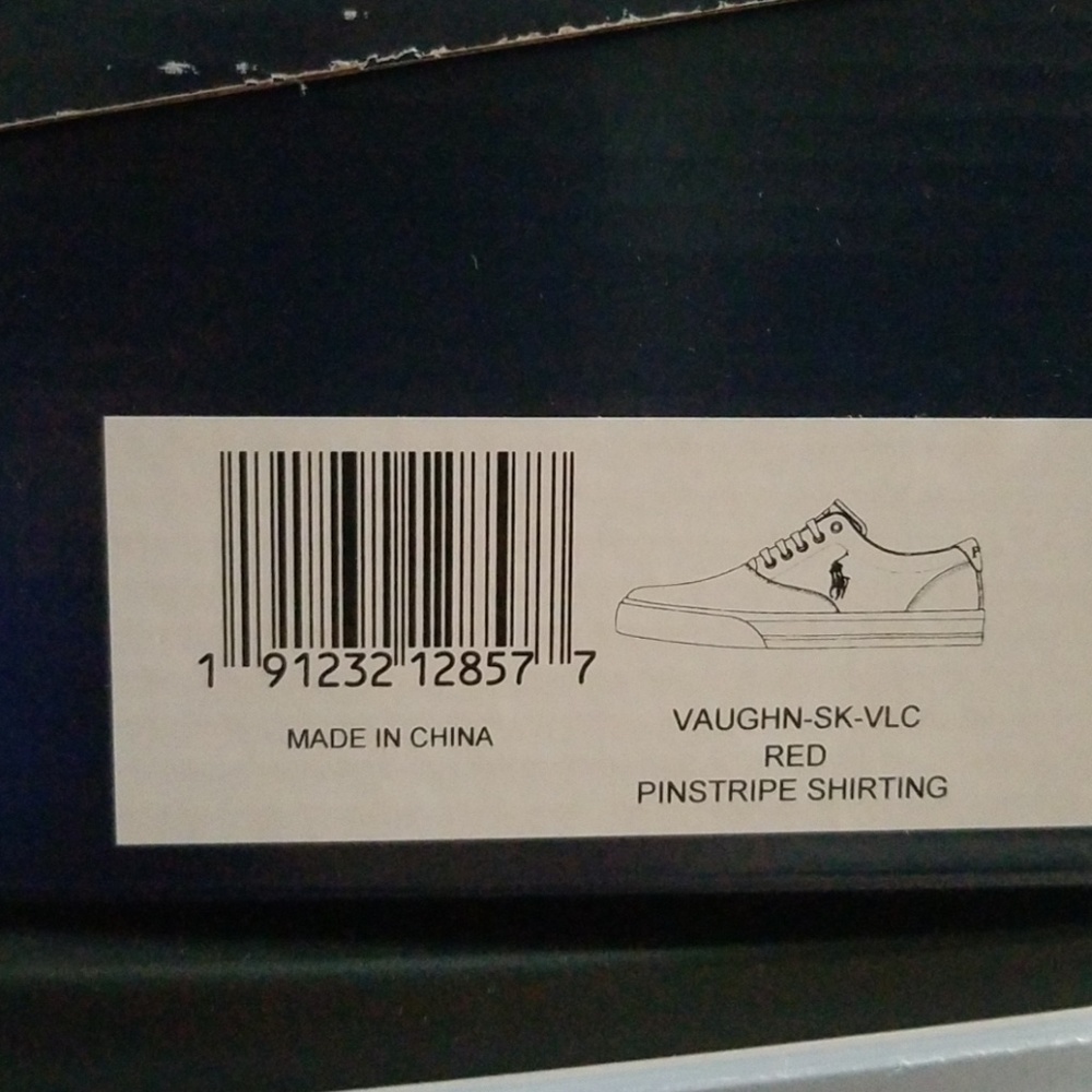 NIB! POLO RALPH LAUREN SNEAKERS - Picture 8 of 8